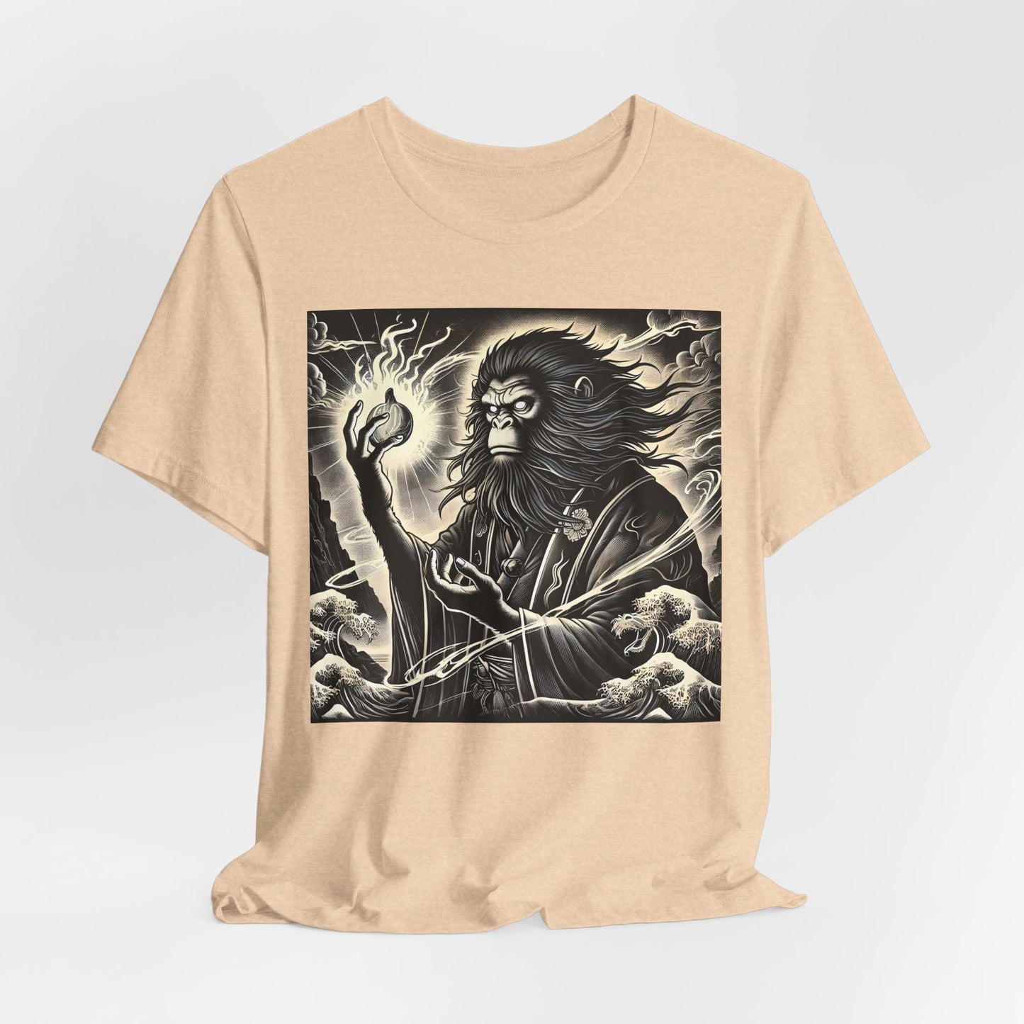 Saru Ape Holding Apple T-Shirt