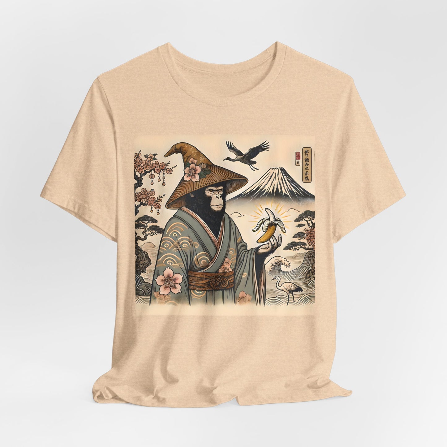 Saru Ape Holding Banana T-Shirt