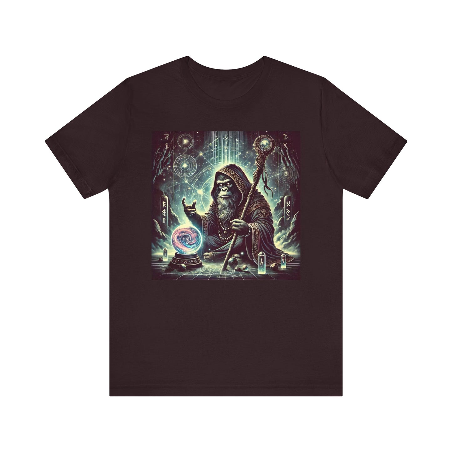 Wizard Ape with Crystal Ball T-Shirt