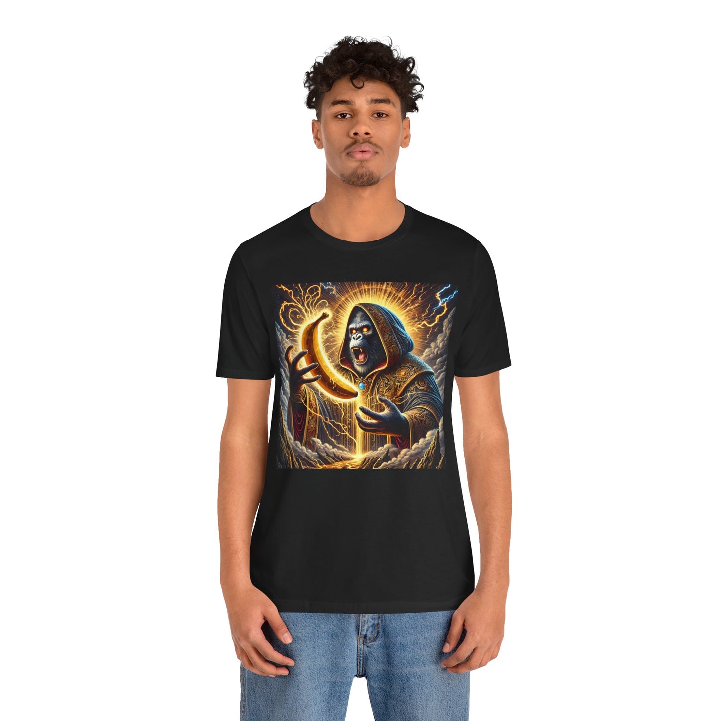 Wizard Ape with a Banana T-Shirt