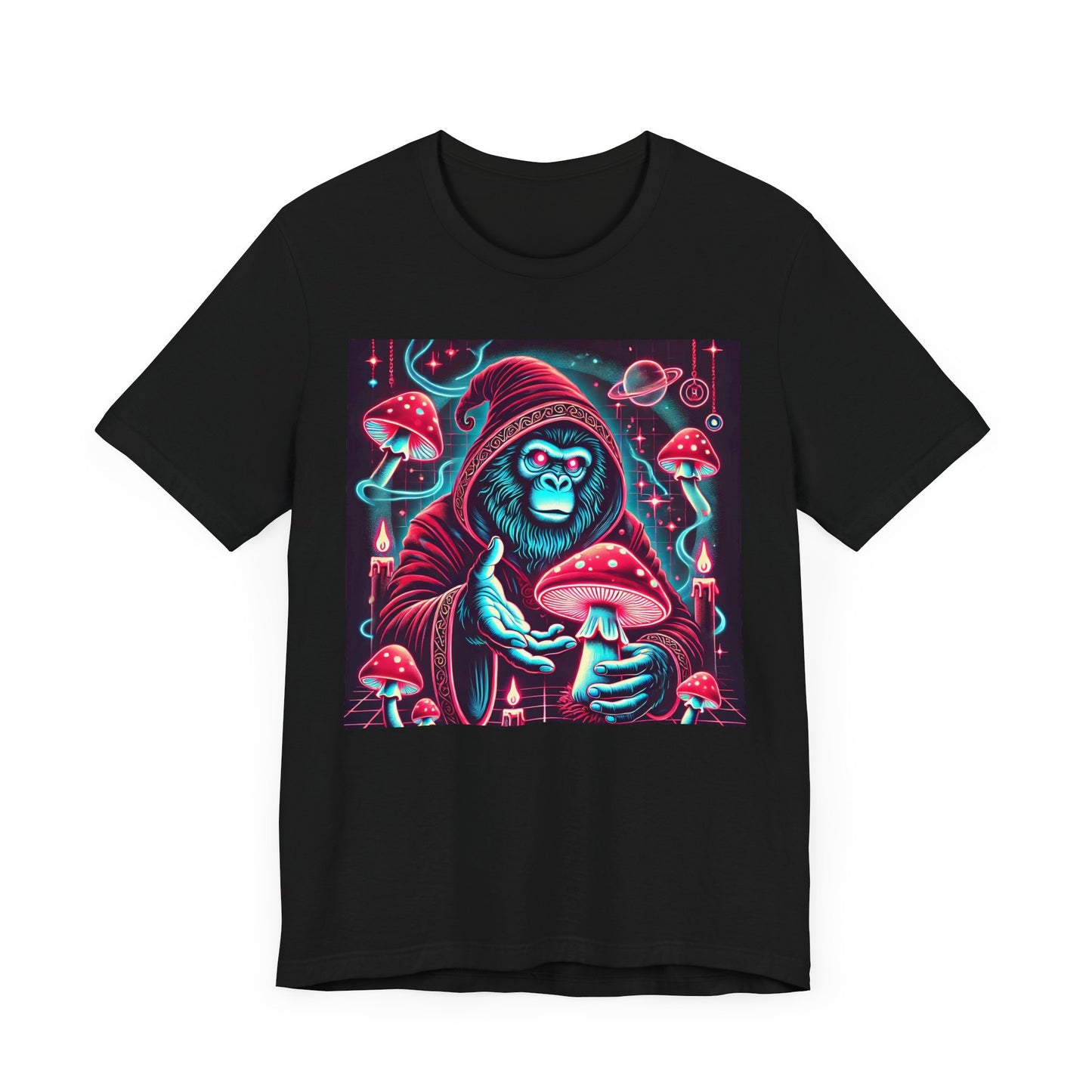 Wizard Ape with Mushroom T-Shirt