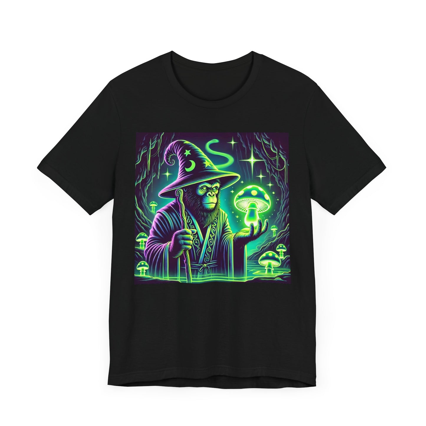 Wizard Ape Sipping Tea T-Shirt
