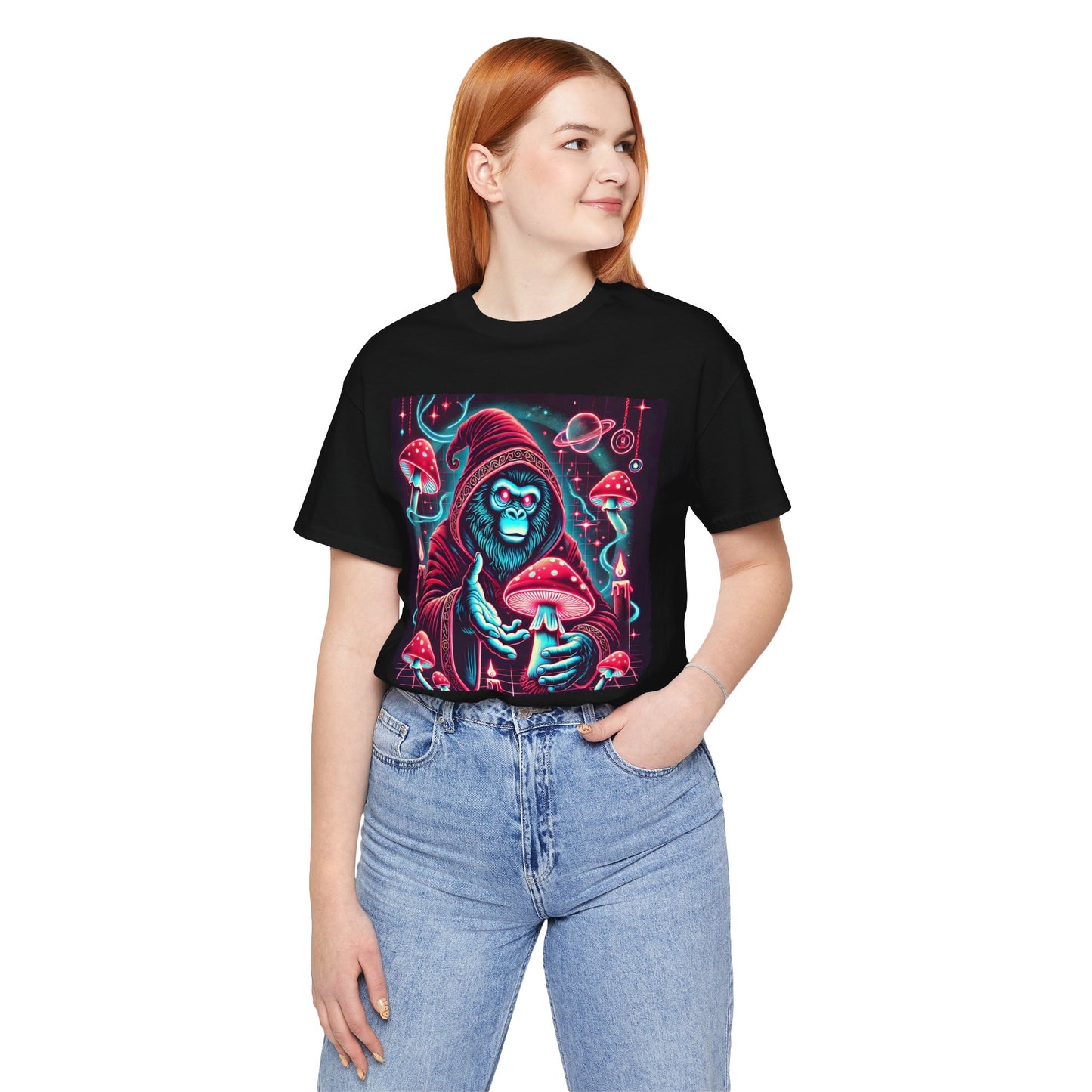 Wizard Ape with Mushroom T-Shirt