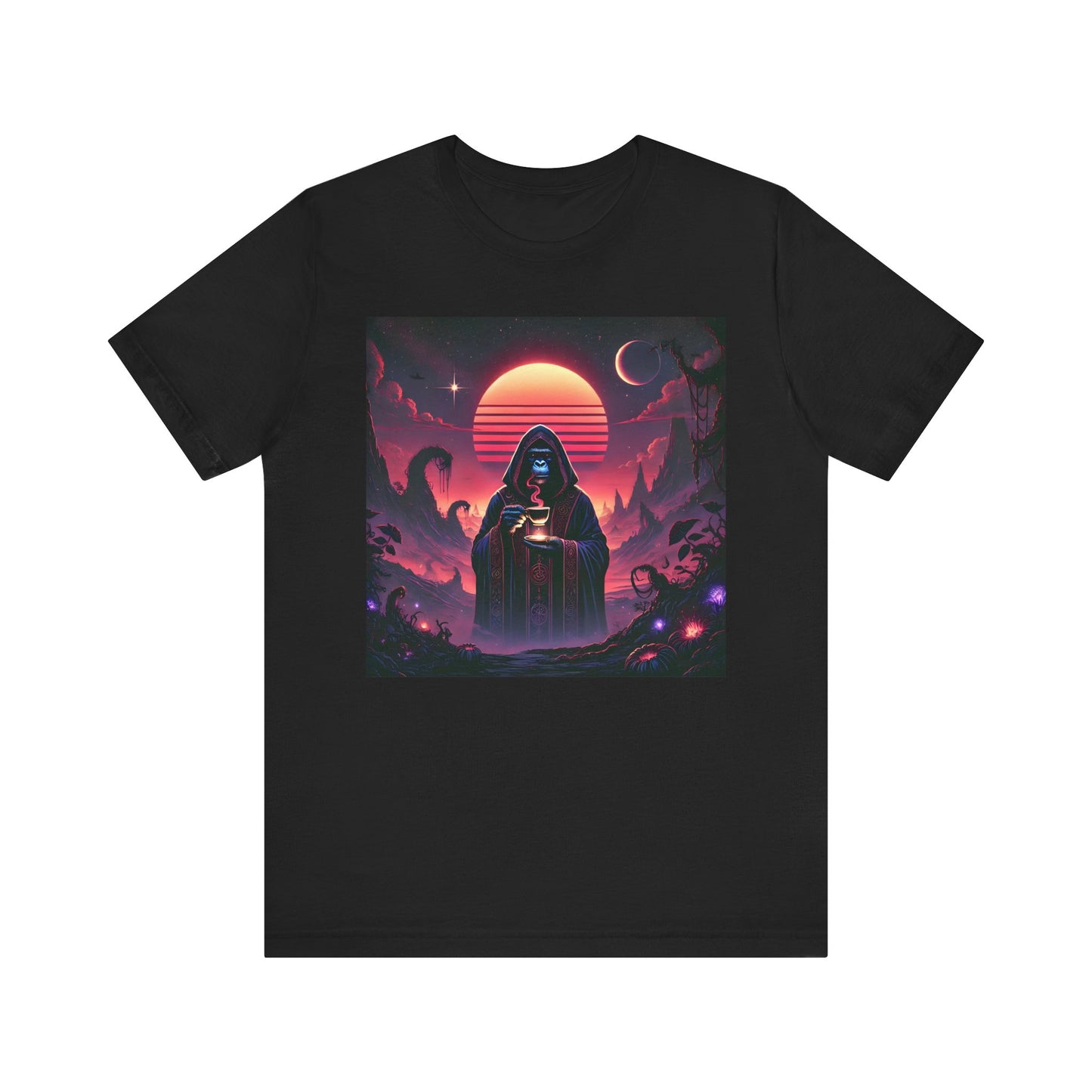 Wizard Ape Sipping Tea T-Shirt