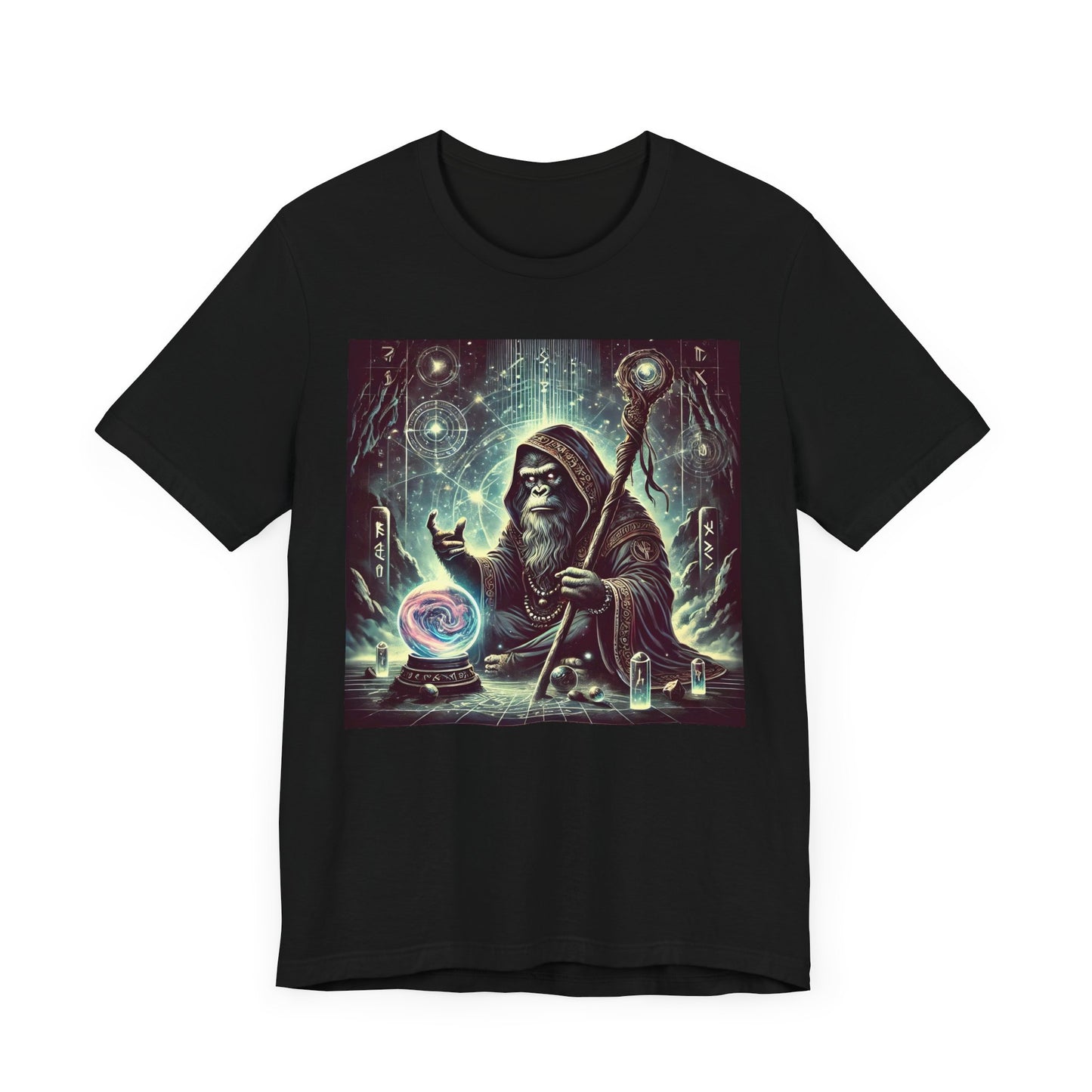 Wizard Ape with Crystal Ball T-Shirt