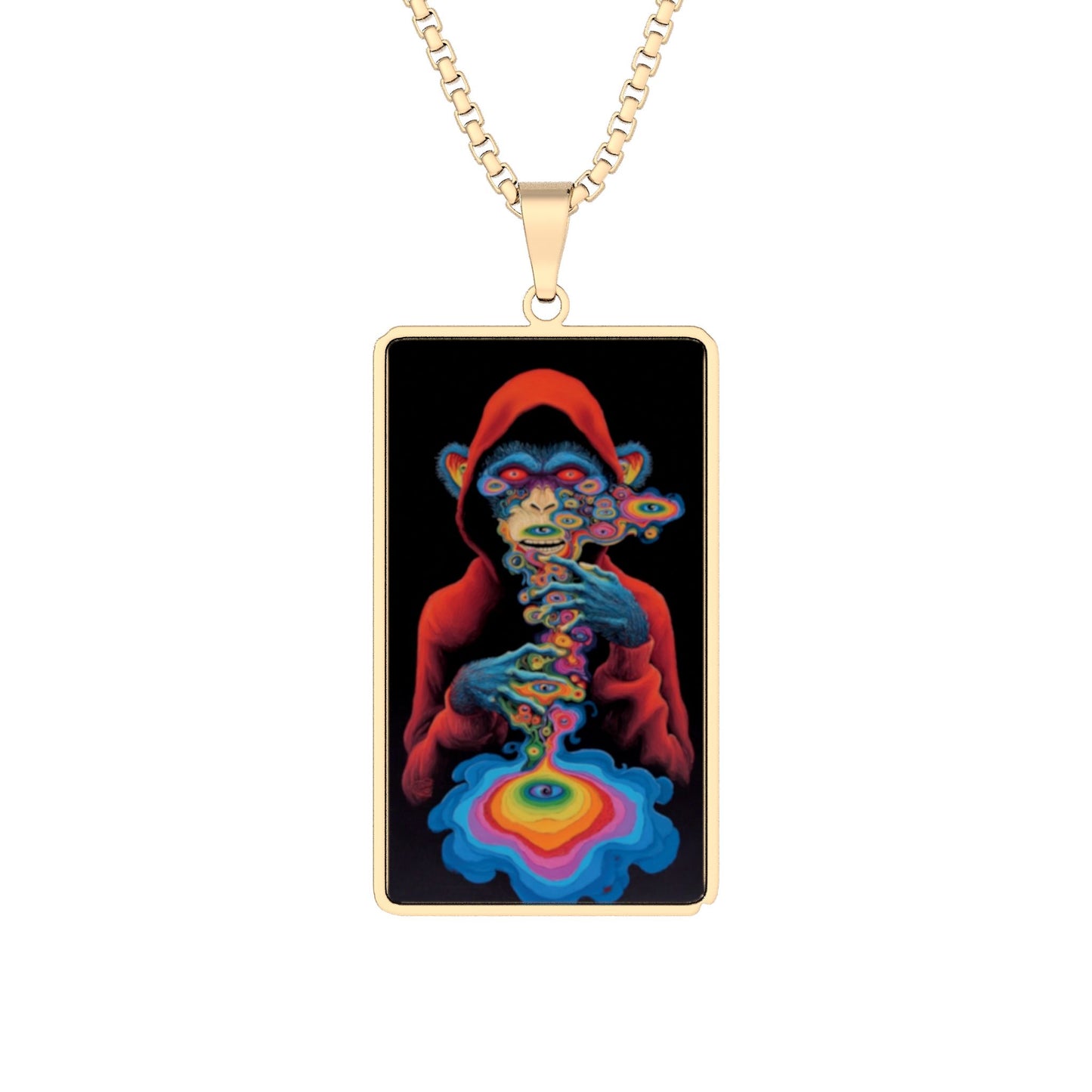 Monkosity Photo Pendant Necklace — Personalized Photo Silhouette Jewelry