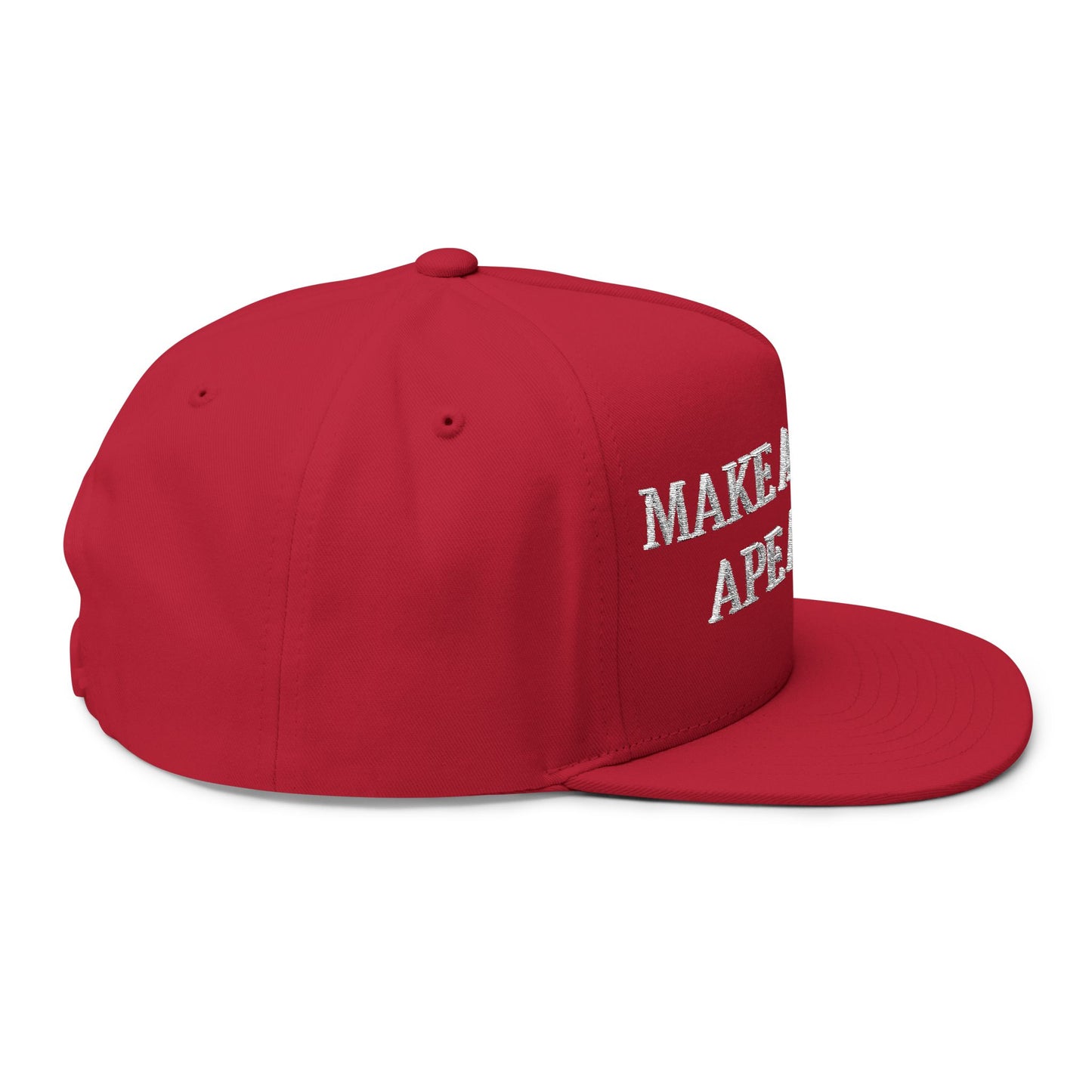 Make America Ape Again - Embroidered Flat Bill Cap