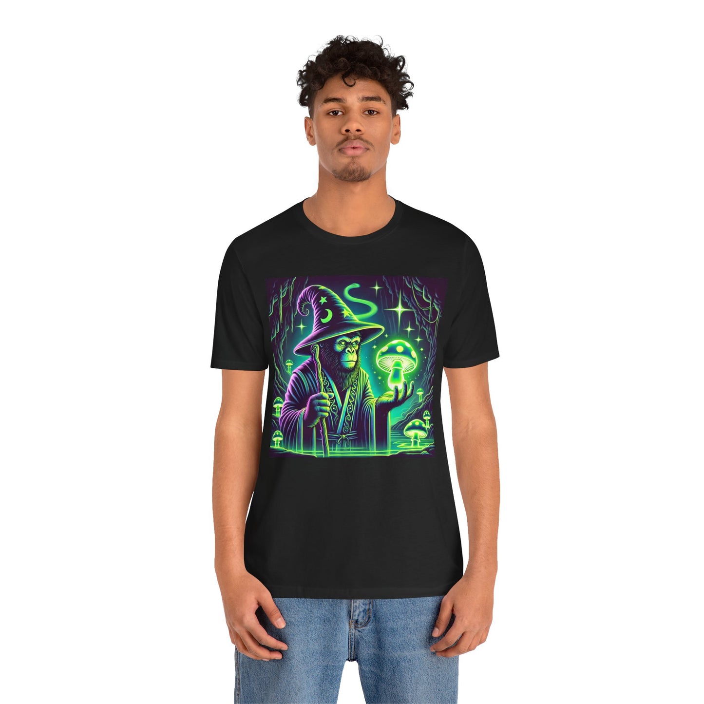 Wizard Ape Sipping Tea T-Shirt