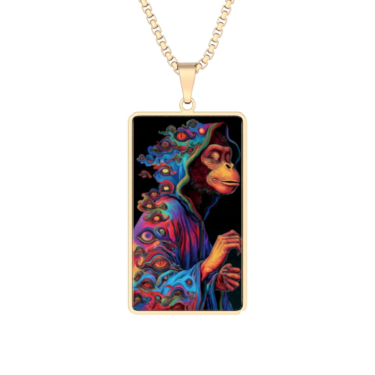 Monkosity Photo Pendant Necklace — Personalized Photo Silhouette Jewelry