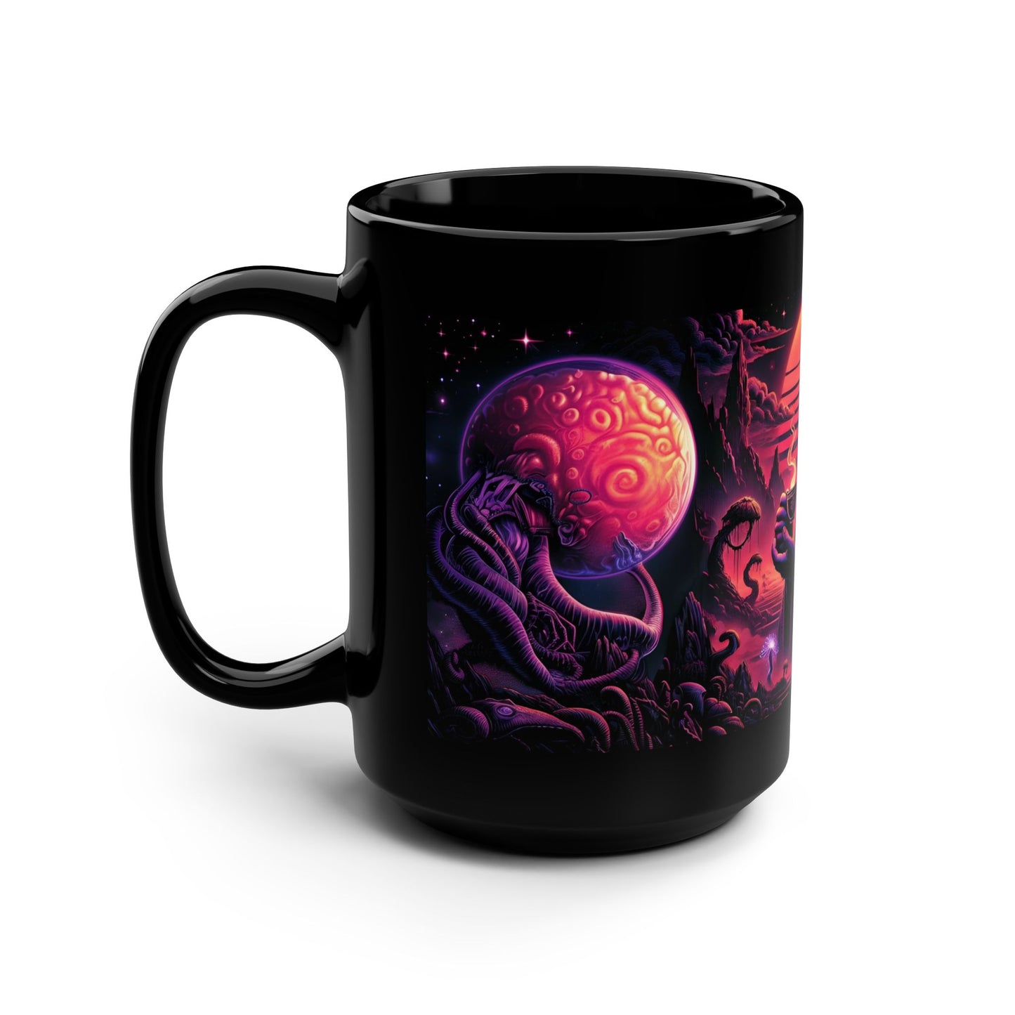 Wizard Ape Sipping Tea Mug, (11oz, 15oz)
