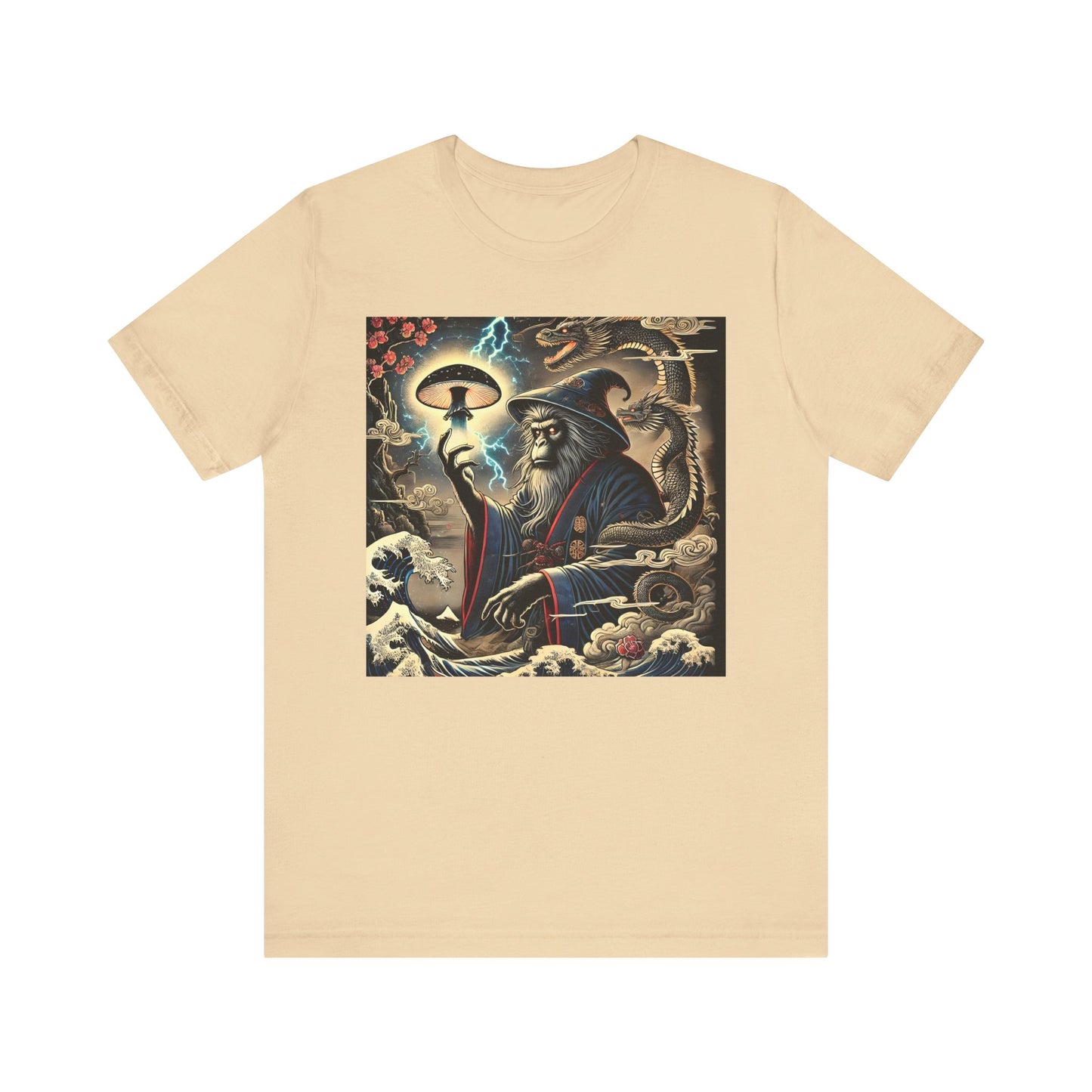 Saru Ape Holding Mushroom T-Shirt