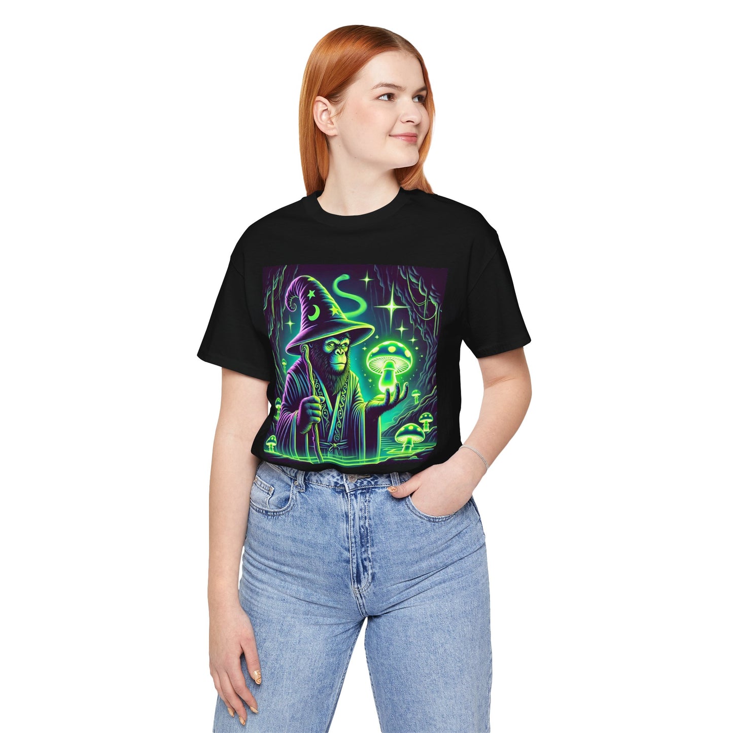 Wizard Ape Sipping Tea T-Shirt