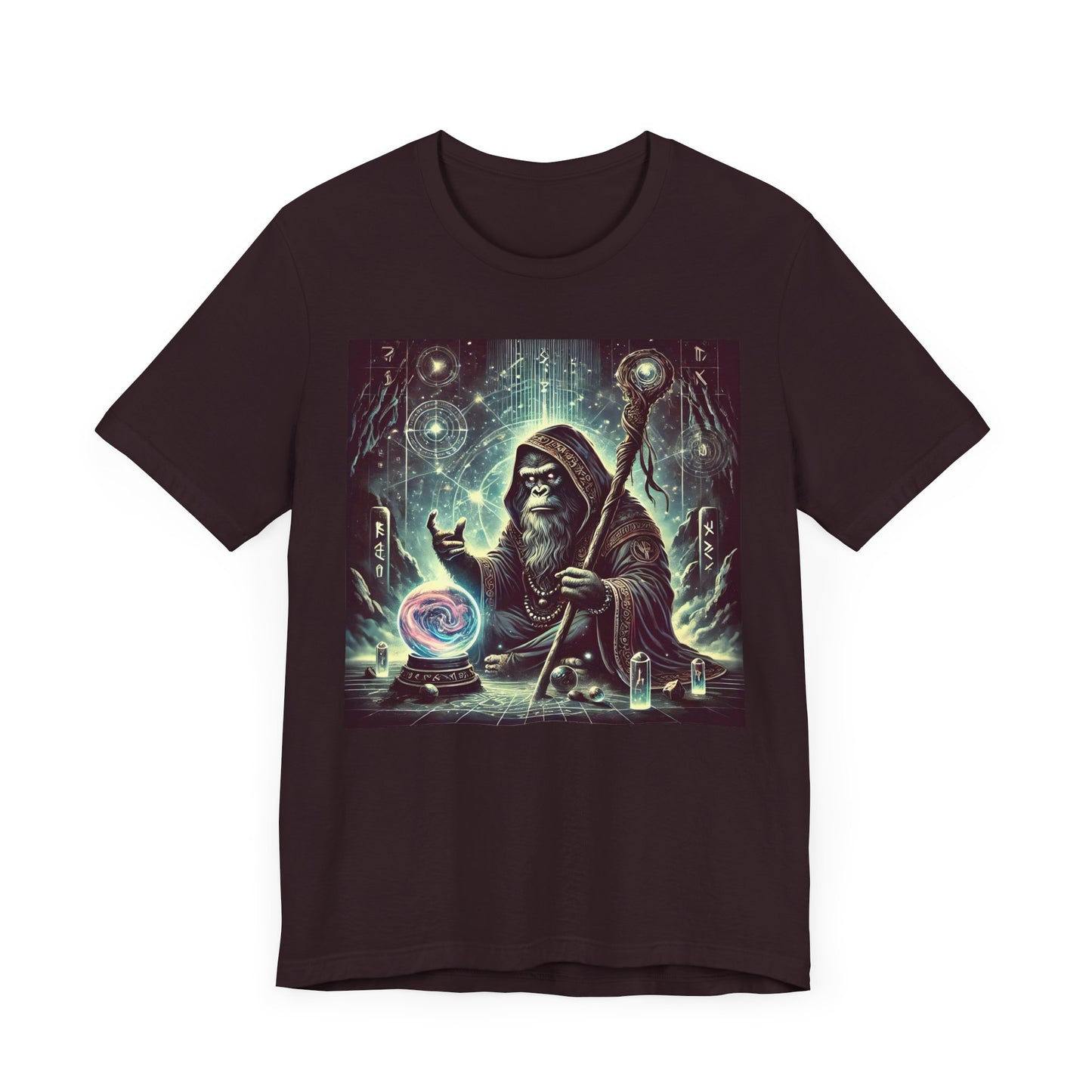 Wizard Ape with Crystal Ball T-Shirt