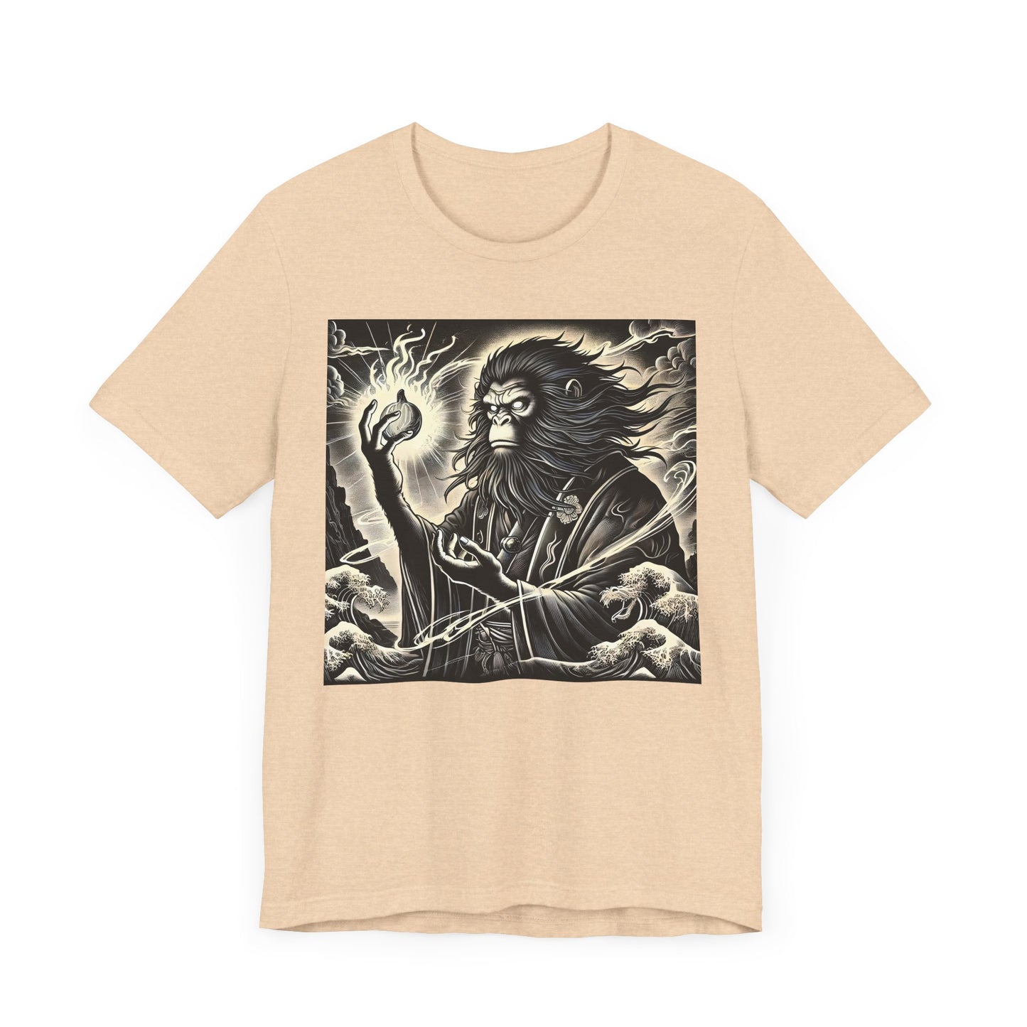 Saru Ape Holding Apple T-Shirt