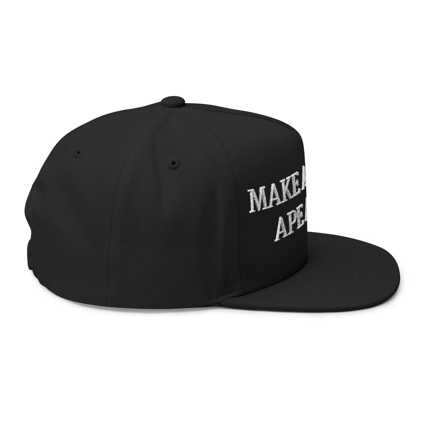 Make America Ape Again - Embroidered Flat Bill Cap