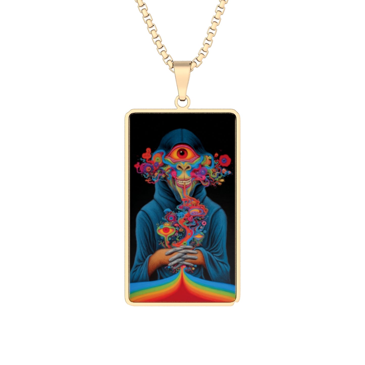 Monkosity Photo Pendant Necklace — Personalized Photo Silhouette Jewelry