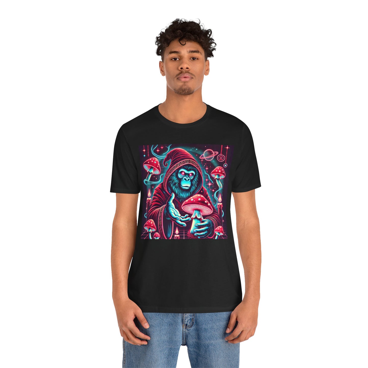 Wizard Ape with Mushroom T-Shirt