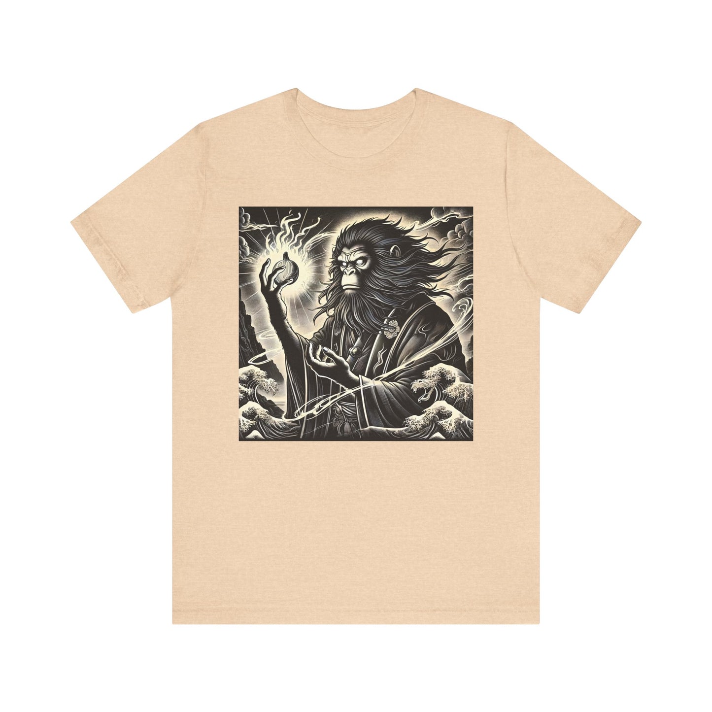 Saru Ape Holding Apple T-Shirt