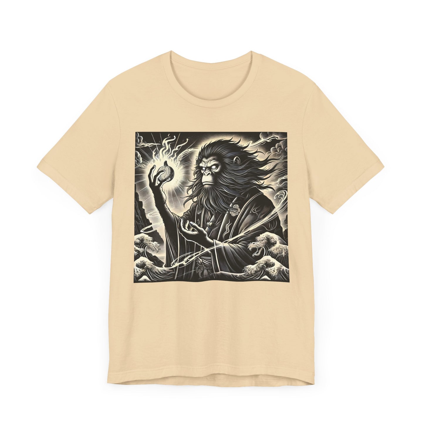 Saru Ape Holding Apple T-Shirt