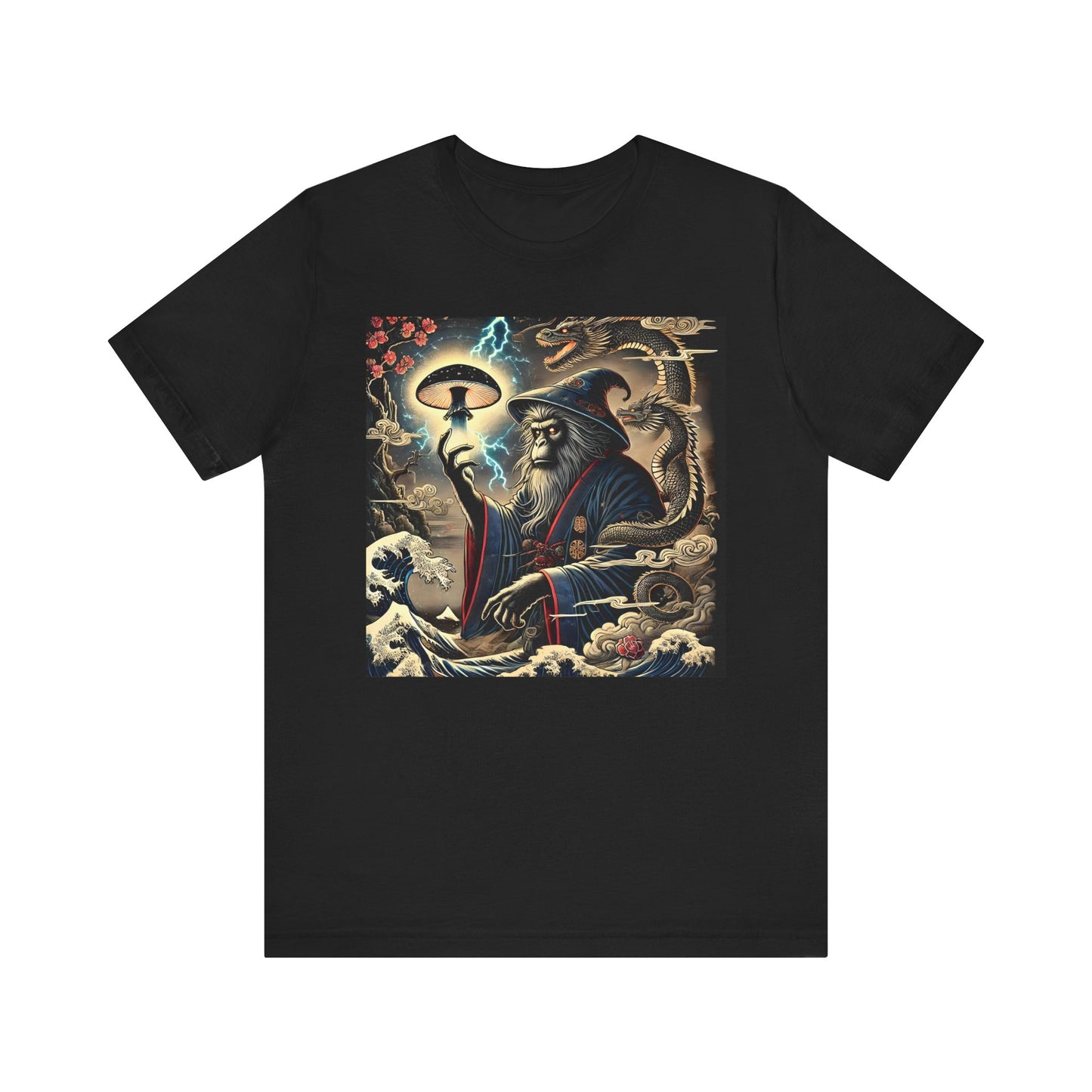 Saru Ape Holding Mushroom T-Shirt