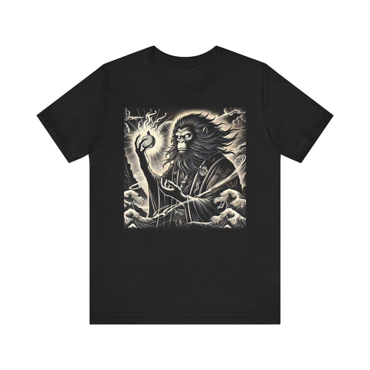 Saru Ape Holding Apple T-Shirt