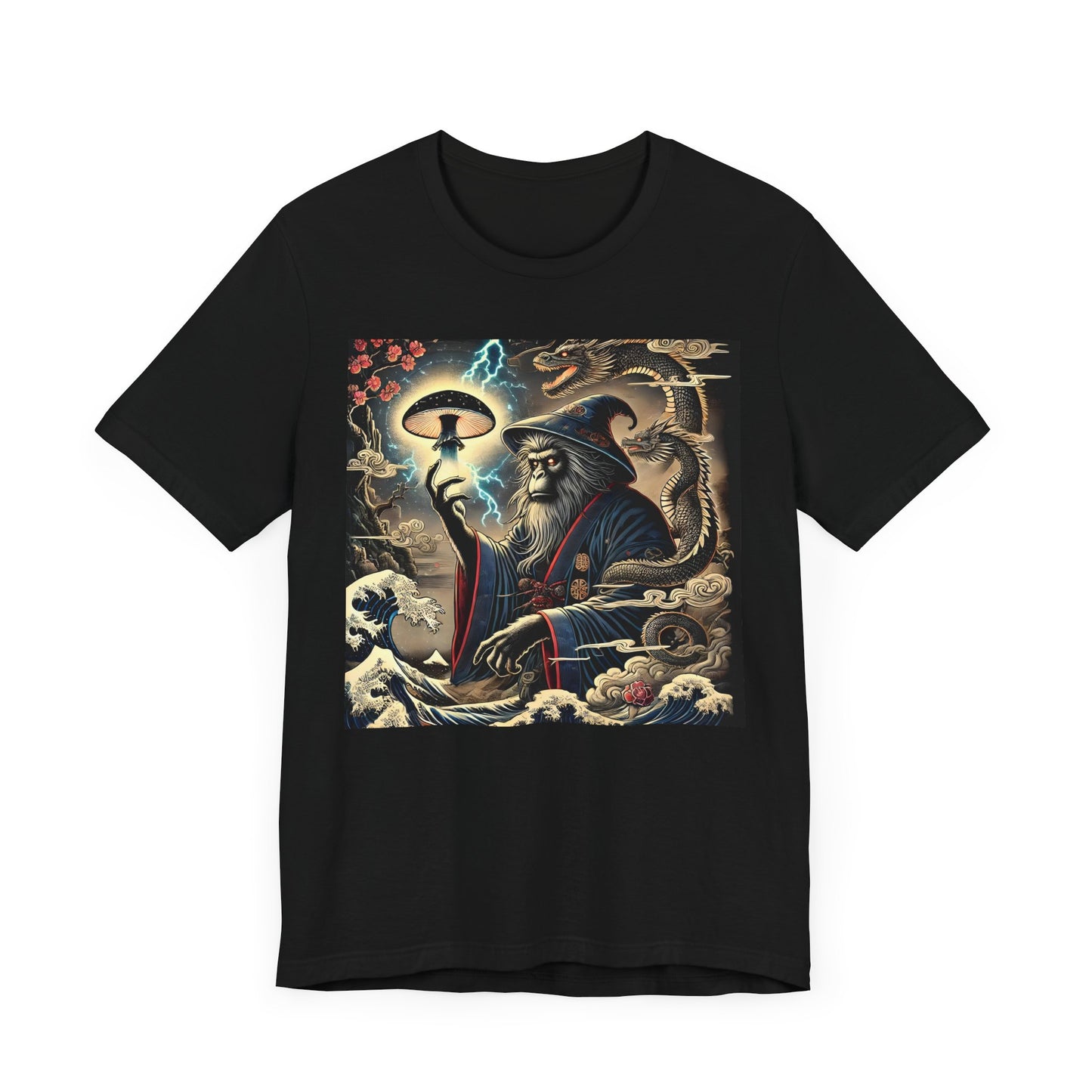 Saru Ape Holding Mushroom T-Shirt