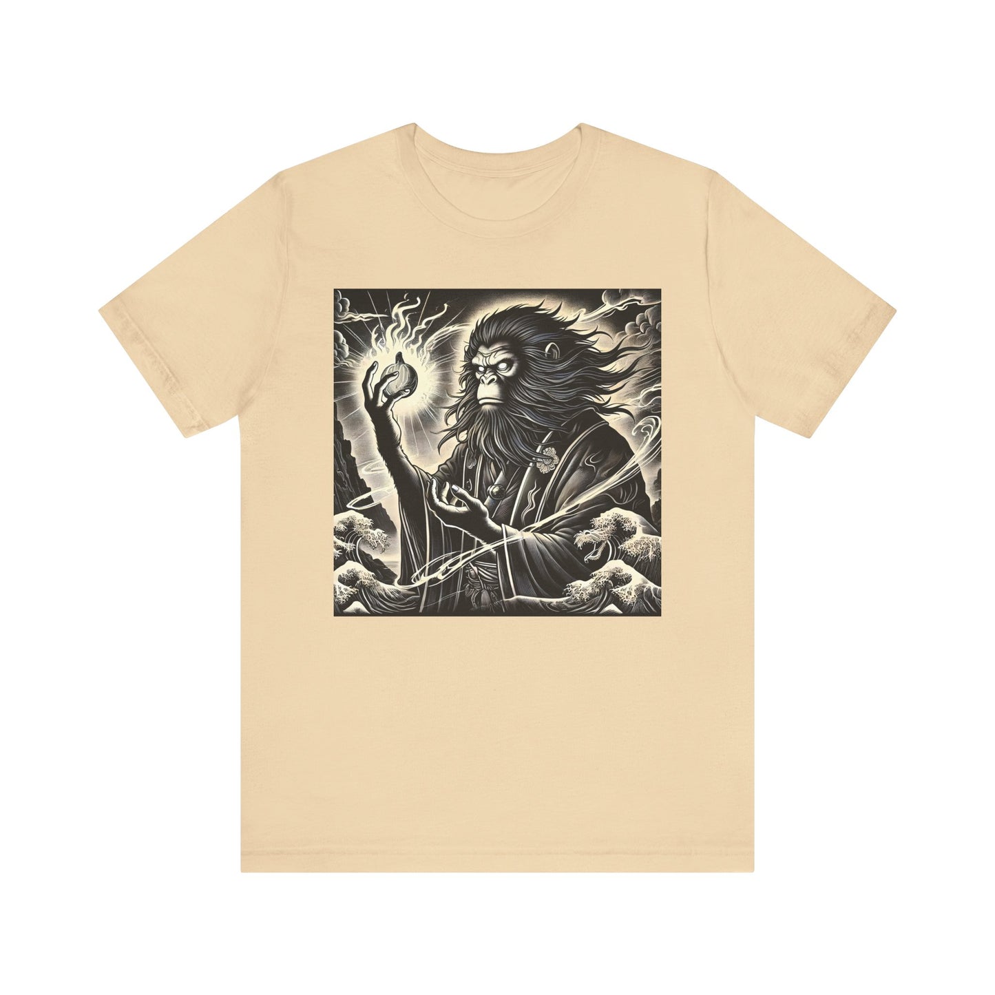Saru Ape Holding Apple T-Shirt