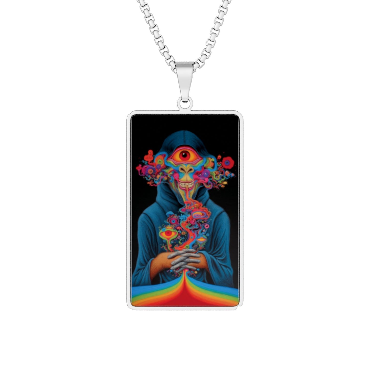 Monkosity Photo Pendant Necklace — Personalized Photo Silhouette Jewelry