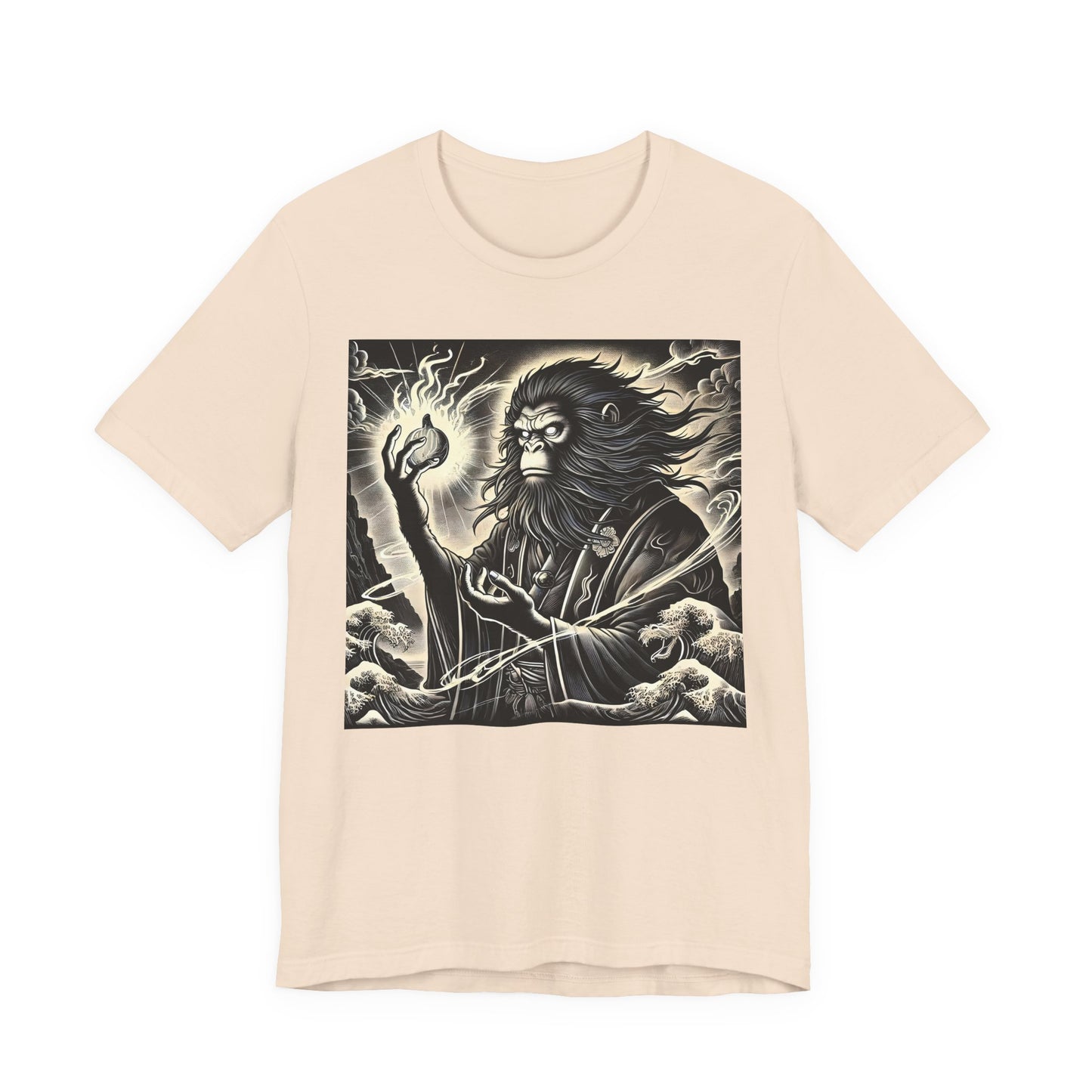 Saru Ape Holding Apple T-Shirt