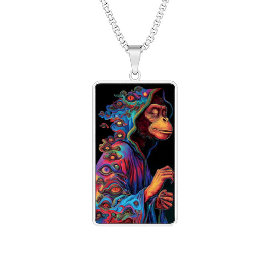 Monkosity Photo Pendant Necklace — Personalized Photo Silhouette Jewelry