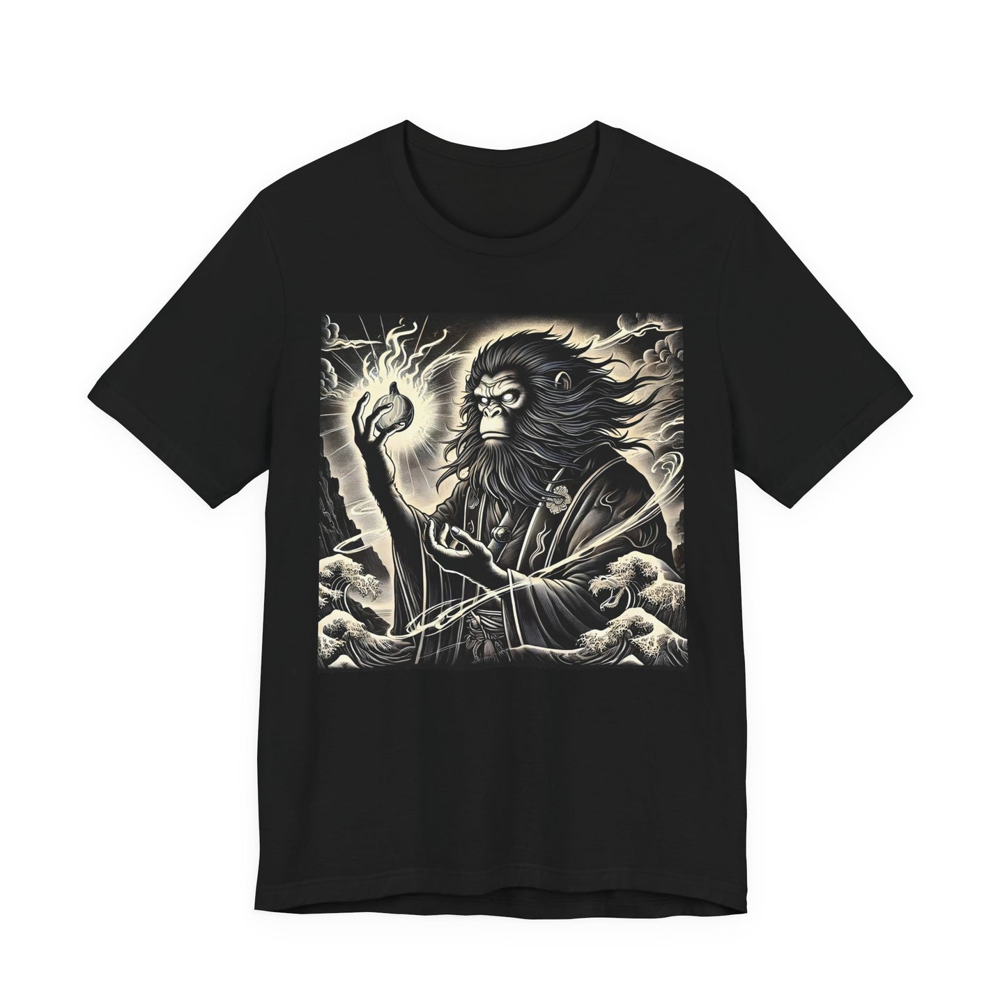 Saru Ape Holding Apple T-Shirt
