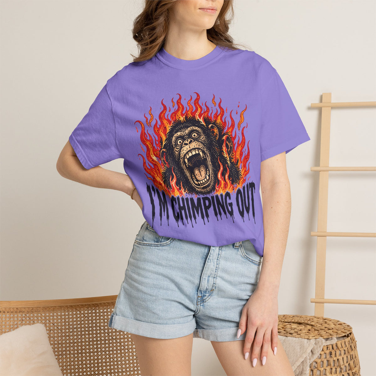 I'm Chimping Out T-Shirt - FIRE