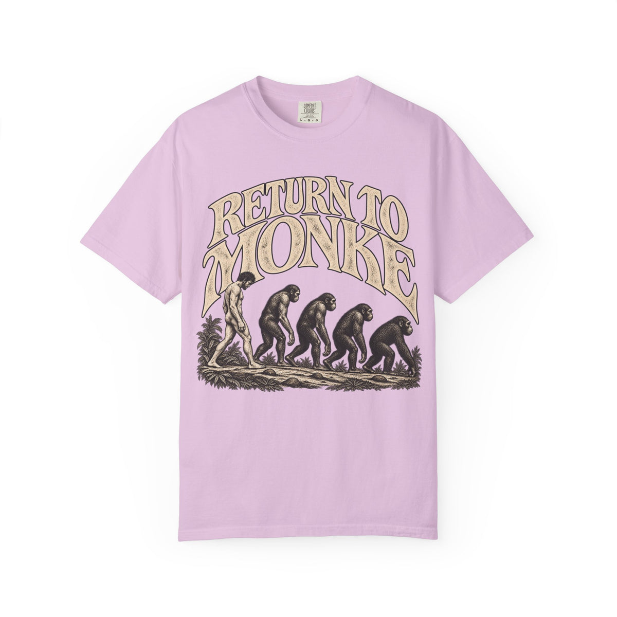 Return To Monke T-Shirt - De-Evolution March Of Progress
