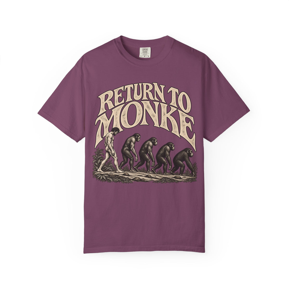 Return To Monke T-Shirt - De-Evolution March Of Progress