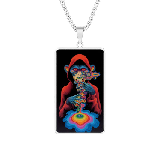 Monkosity Photo Pendant Necklace — Personalized Photo Silhouette Jewelry