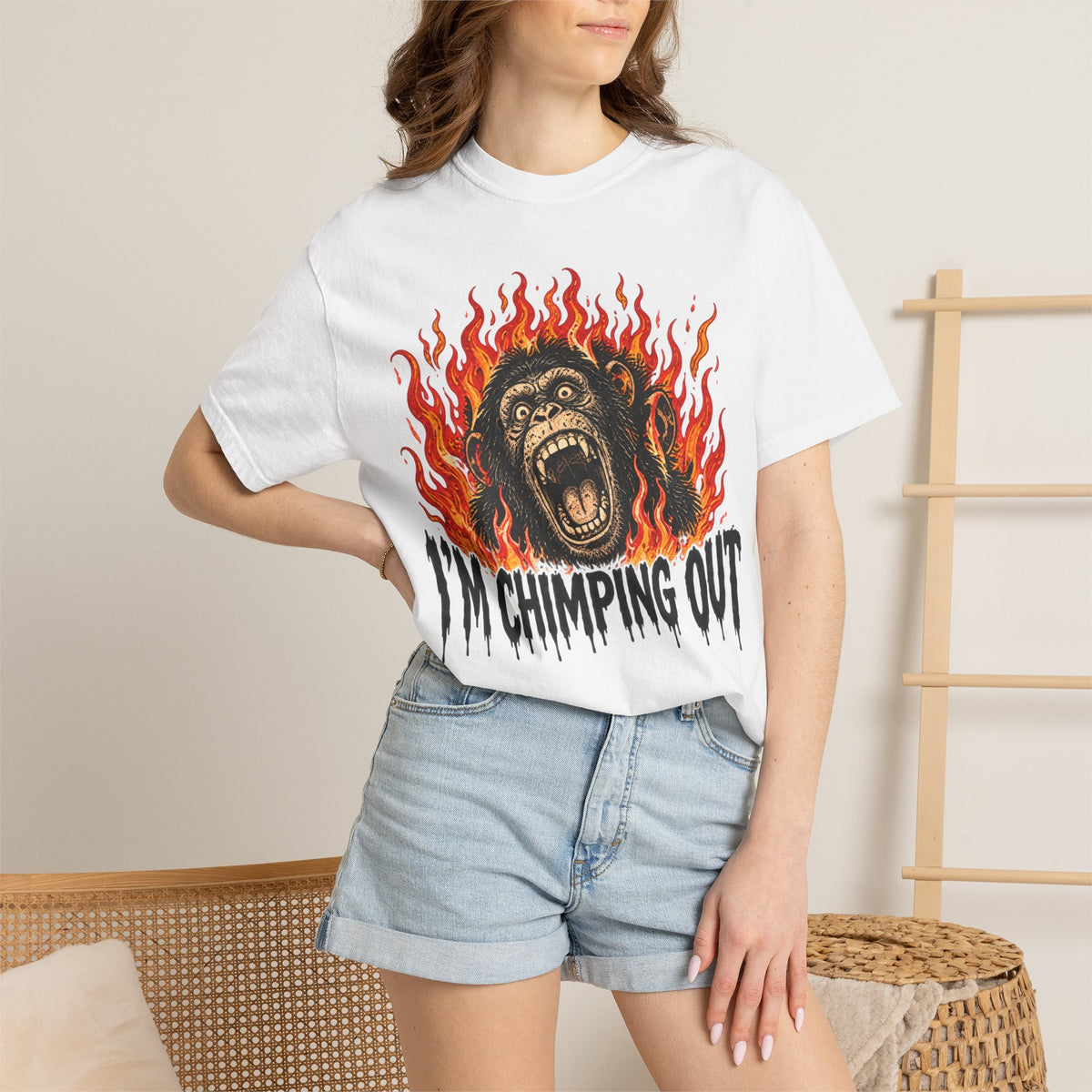 I'm Chimping Out T-Shirt - FIRE