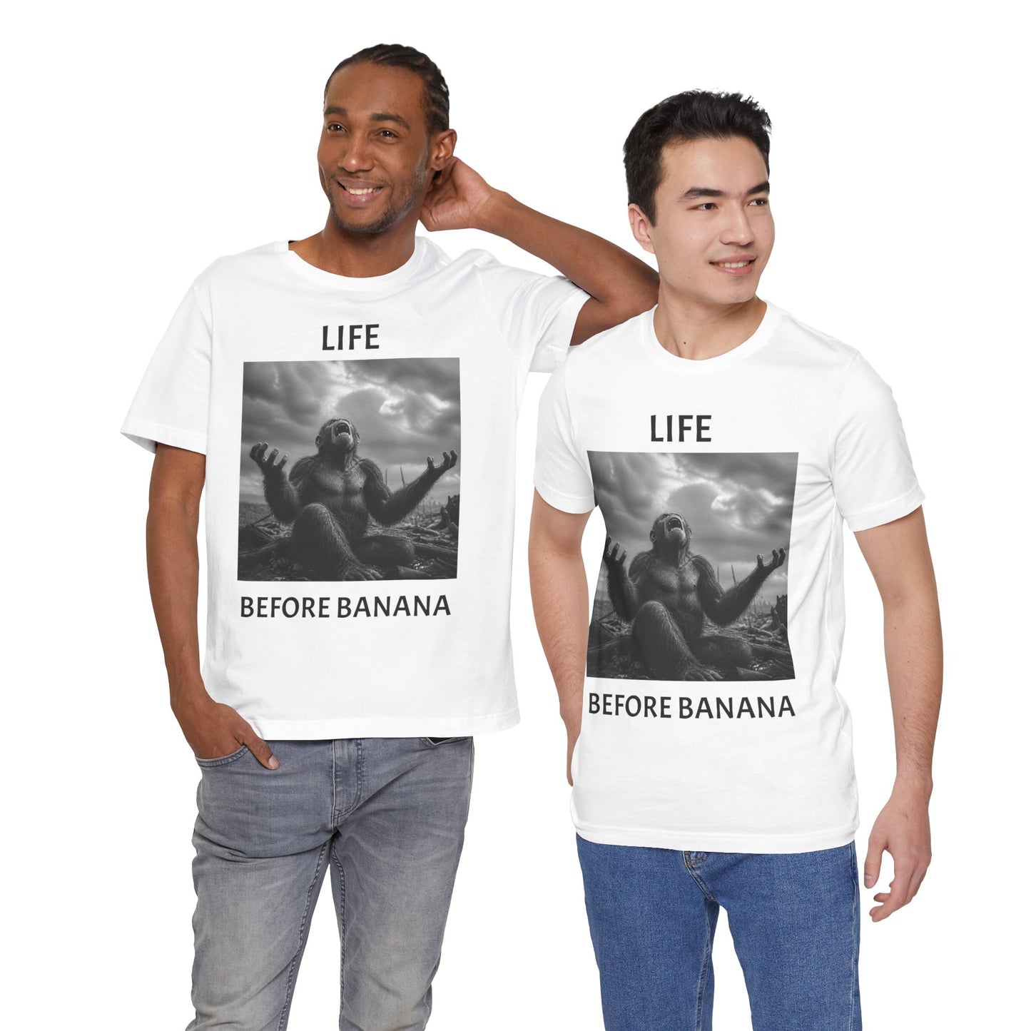 LIFE BEFORE AND AFTER BANANA APE T-Shirt