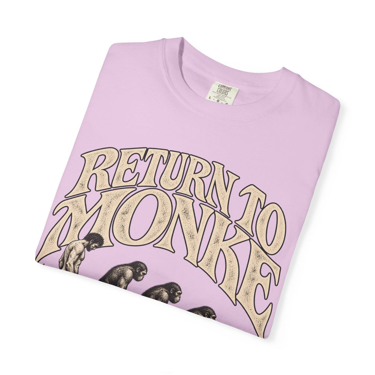 Return To Monke T-Shirt - De-Evolution March Of Progress