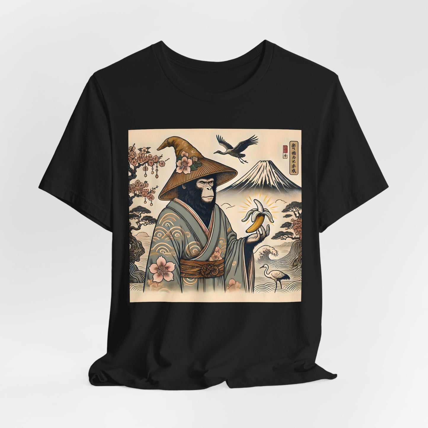 Saru Ape Holding Banana T-Shirt