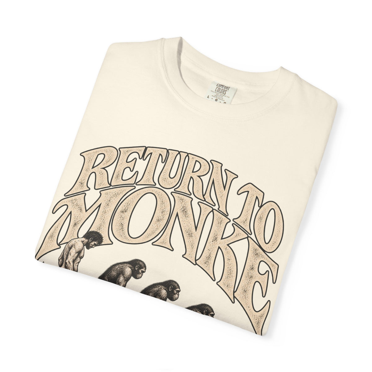 Return To Monke T-Shirt - De-Evolution March Of Progress