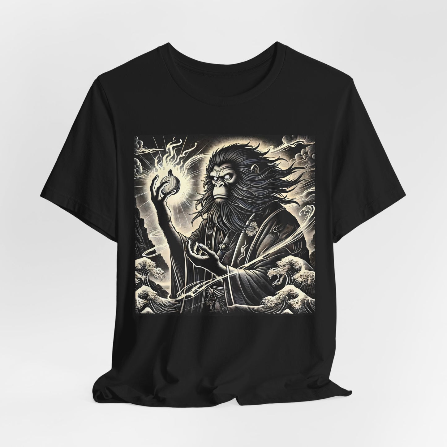 Saru Ape Holding Apple T-Shirt