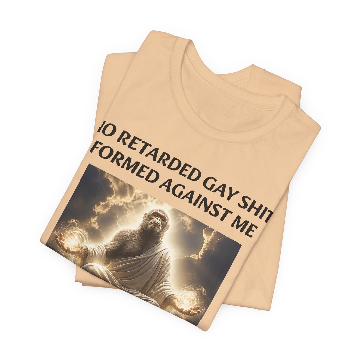 No Retarded Gay Shit Formed Against Me Shall Prosper T-Shirt