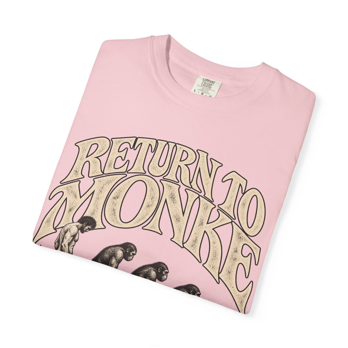 Return To Monke T-Shirt - De-Evolution March Of Progress