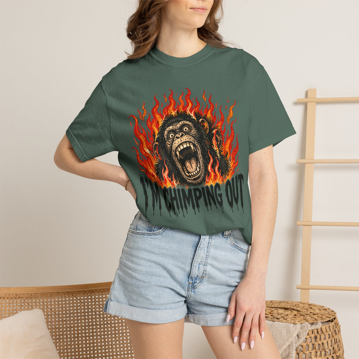 I'm Chimping Out T-Shirt - FIRE