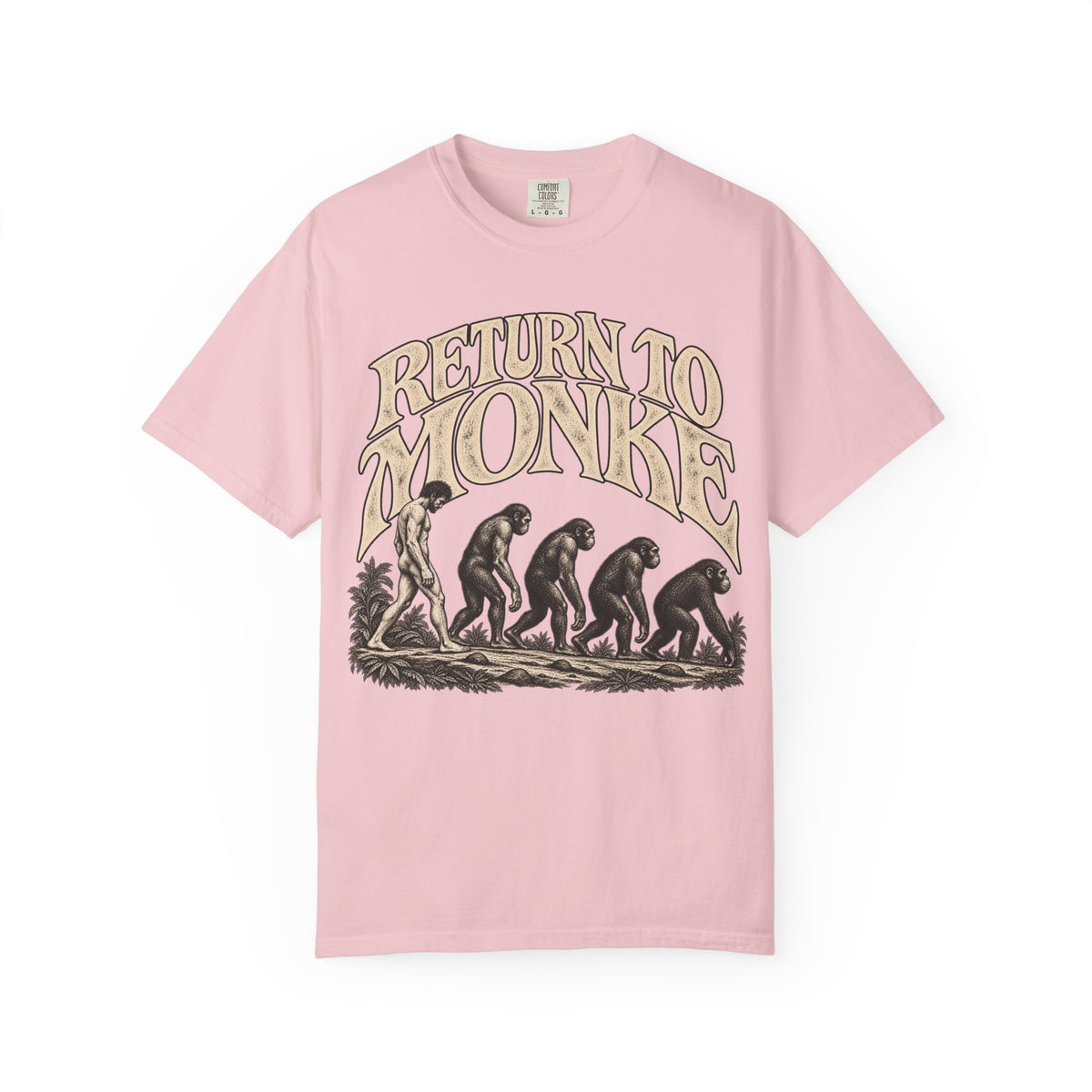 Return To Monke T-Shirt - De-Evolution March Of Progress