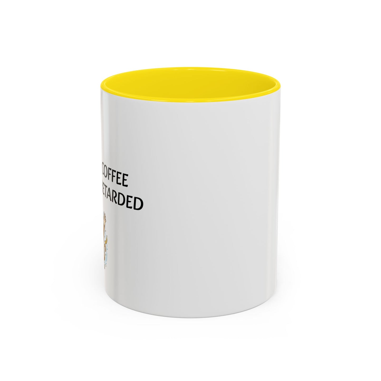 Accent Coffee Monkey Mug — Funny "Coffee First" With Monkey Morning Humor Ceramic Mug