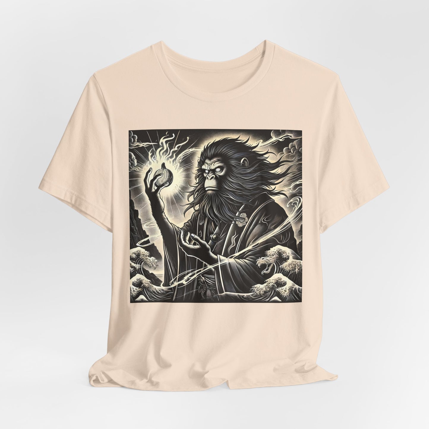 Saru Ape Holding Apple T-Shirt