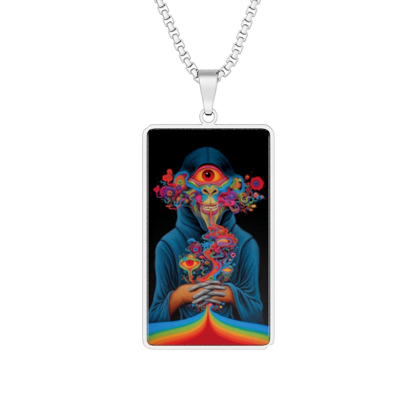 Monkosity Photo Pendant Necklace — Personalized Photo Silhouette Jewelry