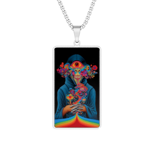 Monkosity Photo Pendant Necklace — Personalized Photo Silhouette Jewelry
