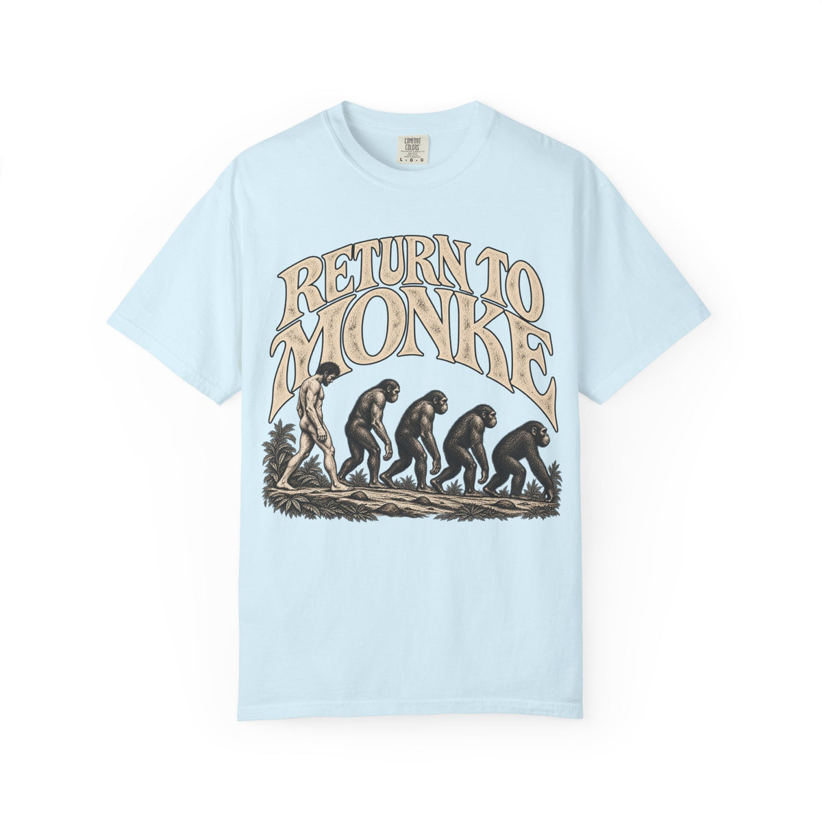 Return To Monke T-Shirt - De-Evolution March Of Progress